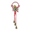 Handmade Craft Retro Christmas Bells Red Xmas Tree Hanging Bells  Christmas Tree Decor