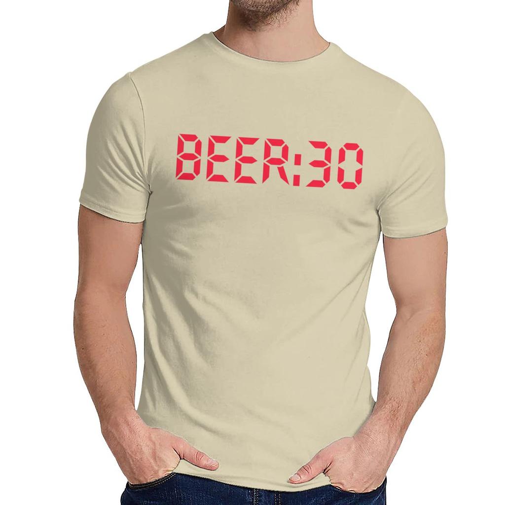 Quality Cotton Beer Oclock T Shirt Unisex Unique Design Nice Classic Round Neck Camiseta