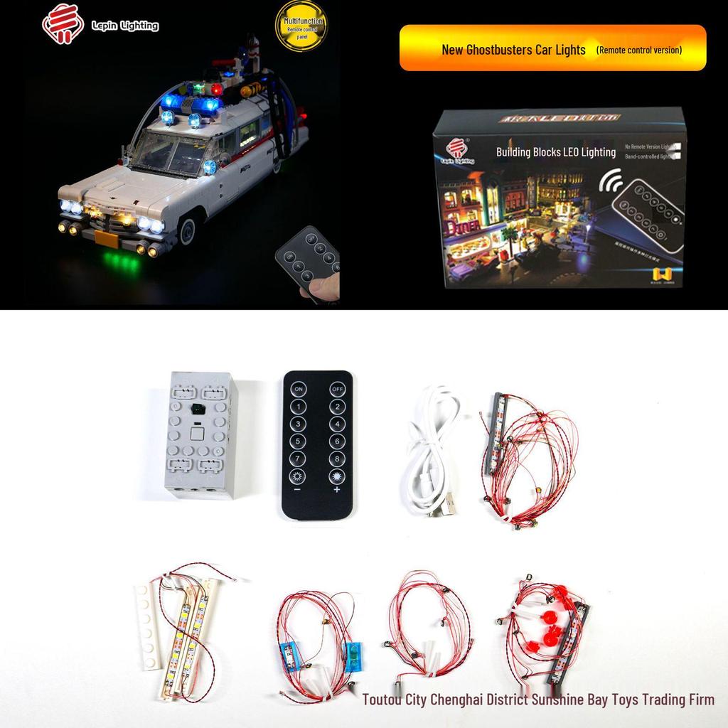LED Remote Control Lights Compatible with LEGO 10274 Ghostbusters Ecto-1