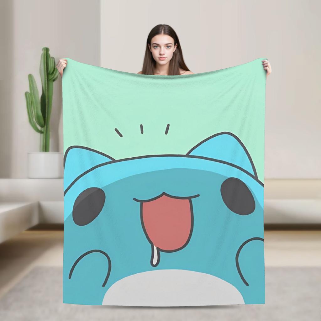 Bugcat Capoos Cartoon Blanket Quality Super Warm  Throw Blanket Winter Camping Couch Chair Comfortable Bedspread