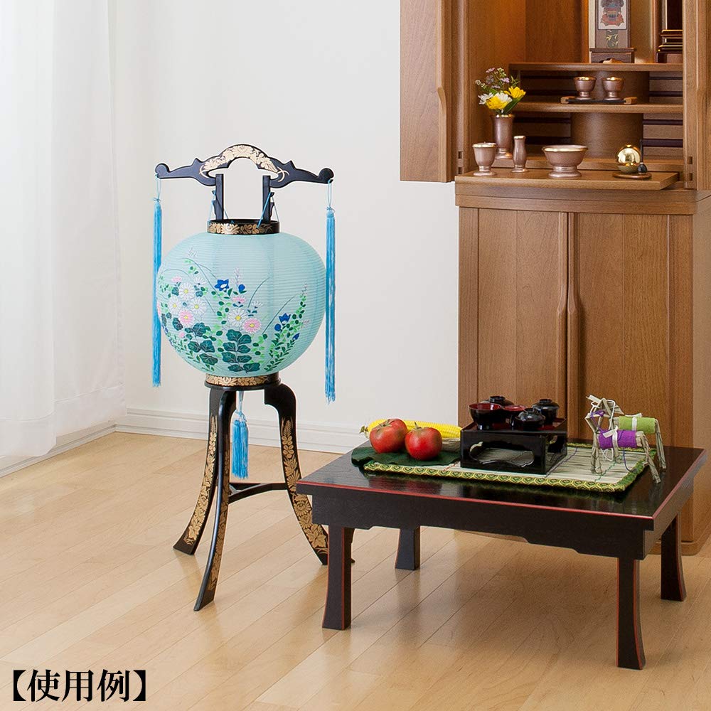 Buddhist Altar Shop Takita Shoten Bon Lanterns Bon Lanterns Rotating Lanterns 10 2302 Height 79 Cm X Fire Bag Diameter 32 Cm Standing Lanterns
