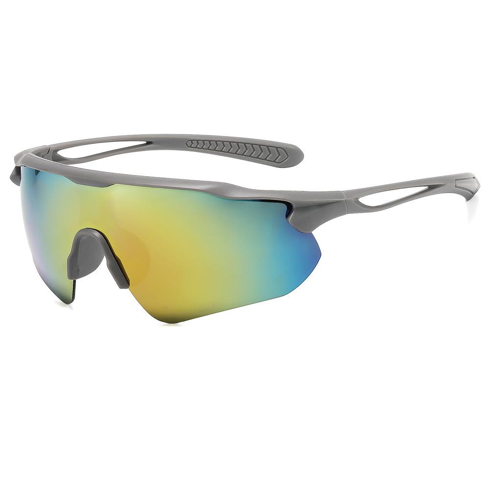 New European and American fashion outdoor sports sunglasses ins personalized colorful versatile cycling windproof eye protection sunglasses