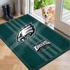 Blødt Gulvtæppe Philadelphia Eagles Mønster Områdetæppe Dekorativ Måtte Til Hjemmerum Dekoration
