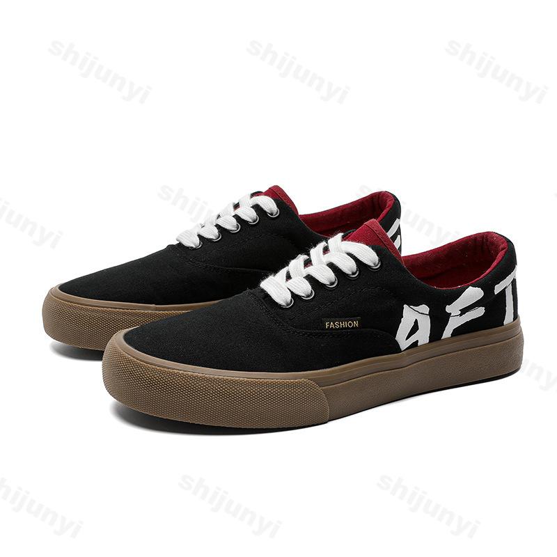 Fashion 2025 Summer New Fashion Casual Canvas Shoes Men's Retro Style Comfortable Versatile Shoes Shallow Mouth Non slip Sports Sneakers