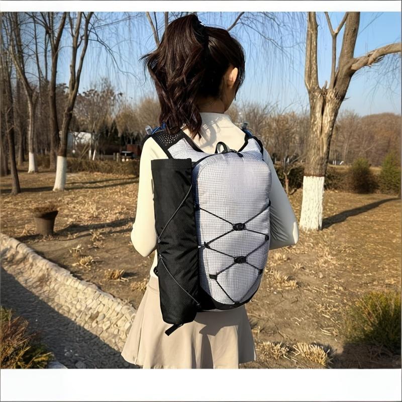 1 Stück Outdoor Wanderstock Aufbewahrungstasche Geländepacktasche Horizontaler Stil und S-Haken Typ Wanderausrüstung Stocktasche