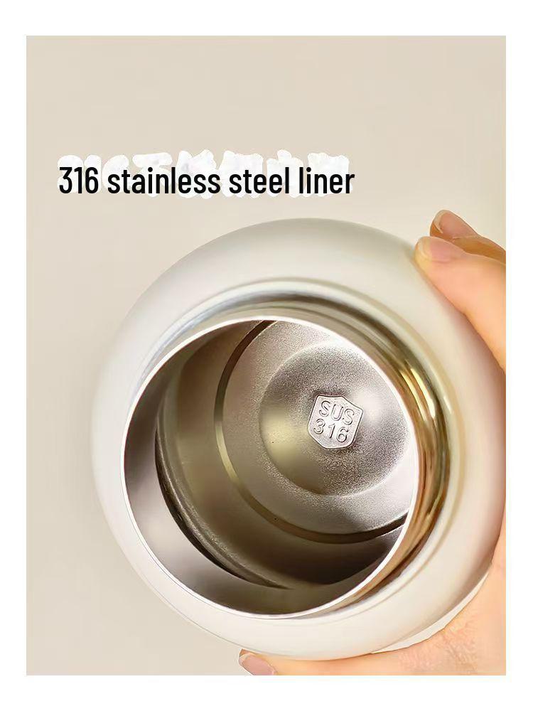 Linlin velkokapacitní přenosný termohrnek s dvojitým slámem