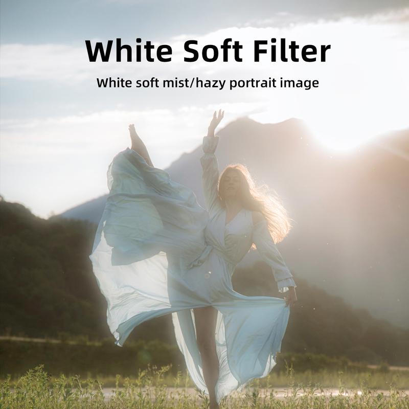 White Soft Filter Softens and brightens the image For Canon Sony Nikon Fuji DSLR Camera Lens 43/46/49/52/55/58/62/67/72/77/82mm