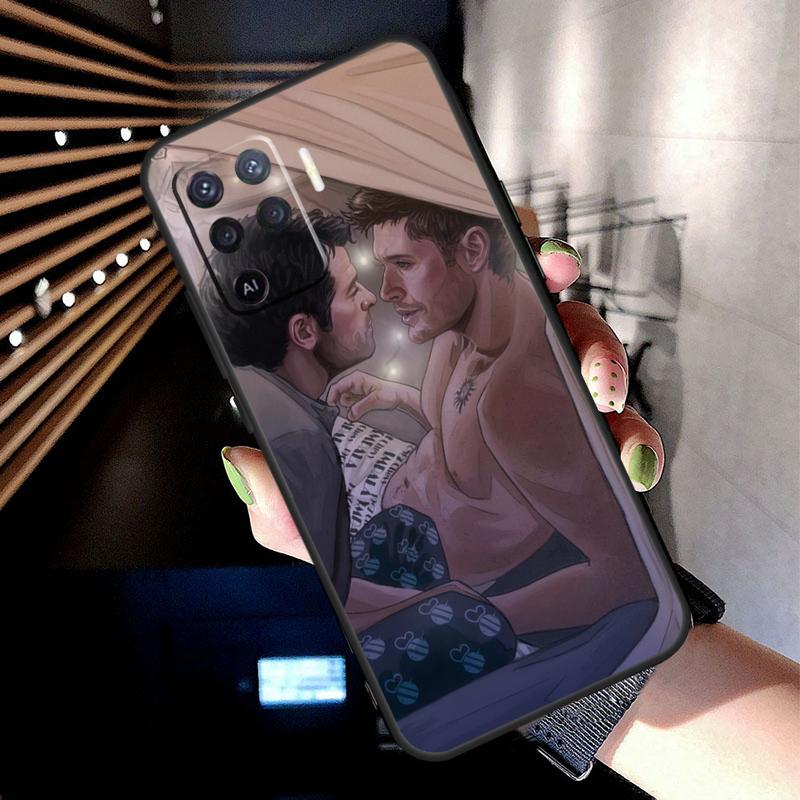 Supernatural Dean And Sam Case For Oppo A74 A54 A94 A80 A60 A40 A18 A38 A58 A78 A98 A96 A76 A16 A15 A17 A57 A77 A5 Pro