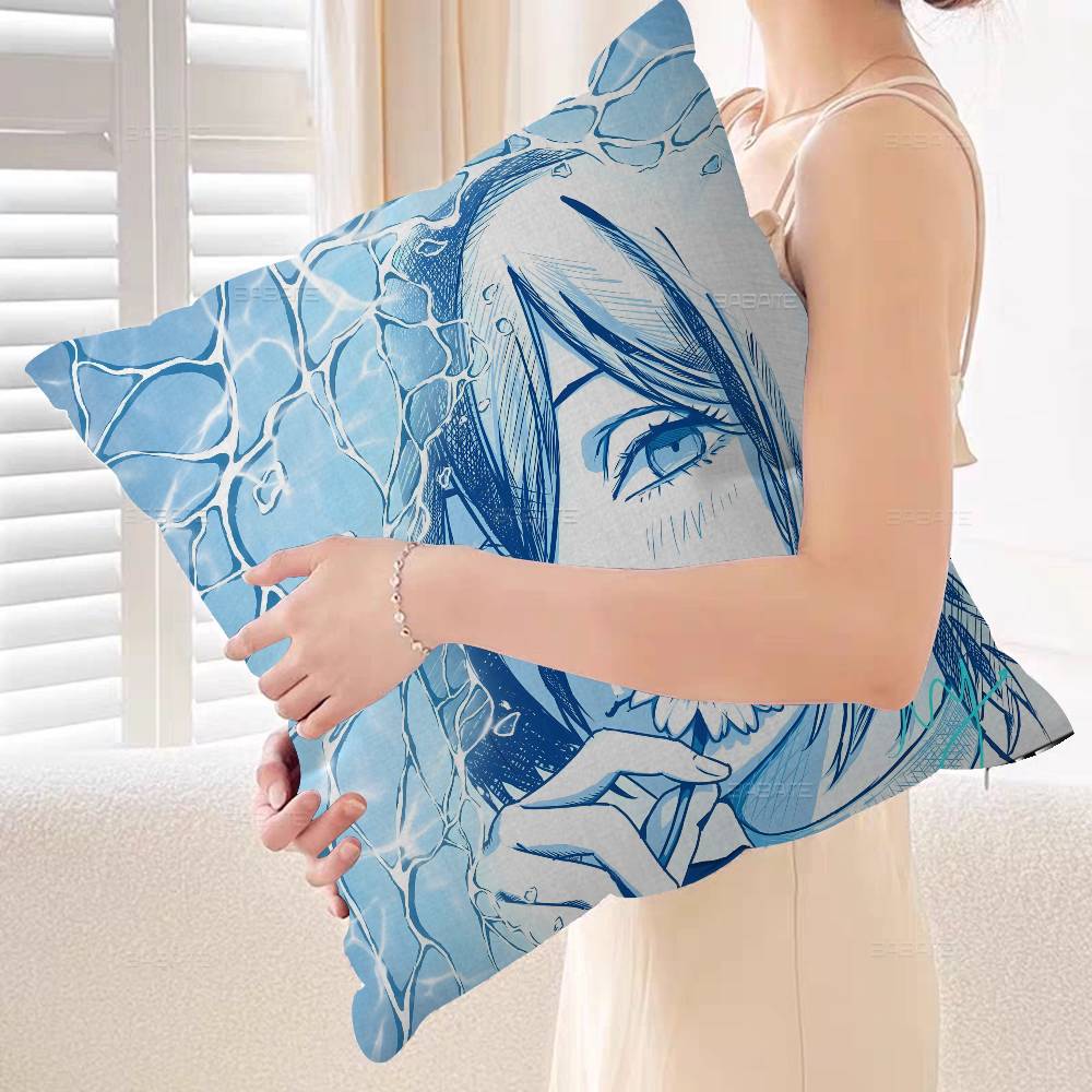 Popular Anime C-Chainsaw M-Man R-Reze A-Arc Pillow Anime Pillow Sofa Bed Head Pillow Cover Cushion Cover 45x45 Cm Fashion