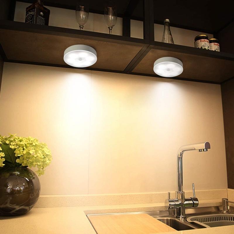 Motion Sensor LED Night Light Wireless Energy-saving Body Induction Lamp Wall Lamp USB Charging Bedroom Corridor Lamp