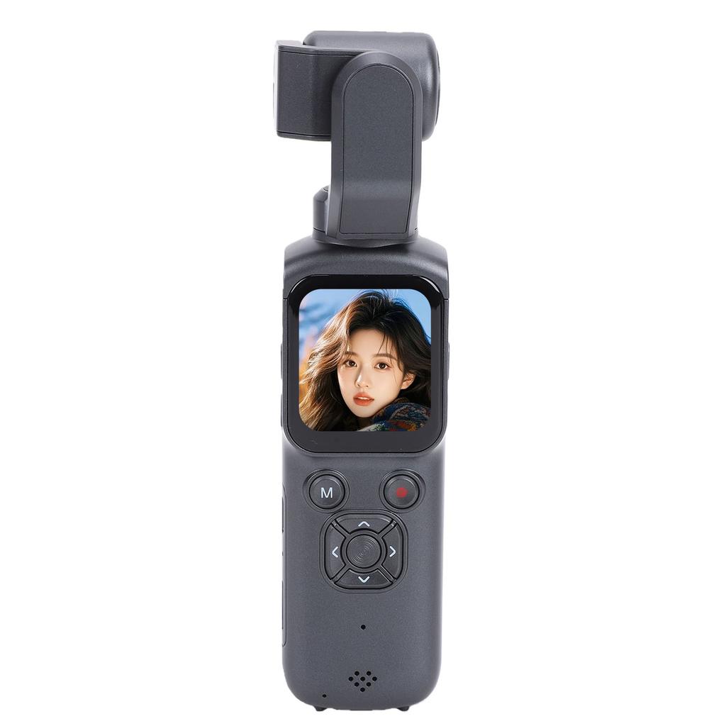 Tragbare Videokamera 4K 64MP WiFi Handheld Vlogging-Kamera Anti-Wackel-Digitaler Videorekorder für Outdoor-Reisen
