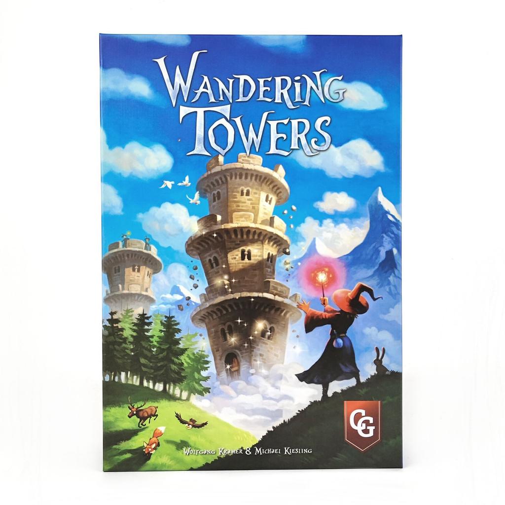 Wandering Towers Strategie-Brettspiel Fangen von Zauberern Bewegung Magische Zaubersprüche Familienspiele für 1-6 Spieler