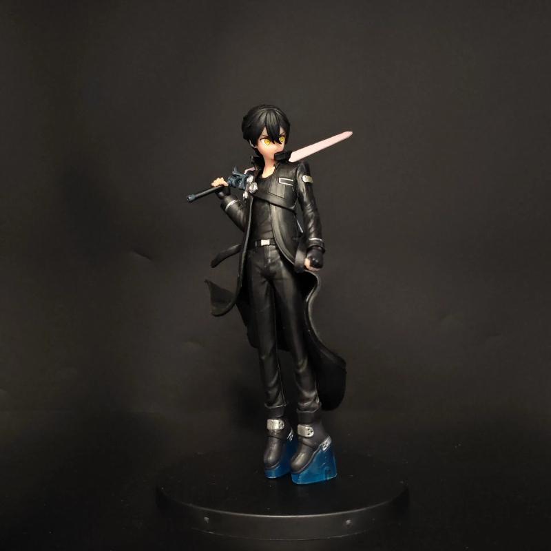 Op Voorraad Anime Sword Art Online Kirigaya Kazuto Staande Houding Actiefiguur PVC Model Beeldje Anime Cadeaus Verzamelfiguur black