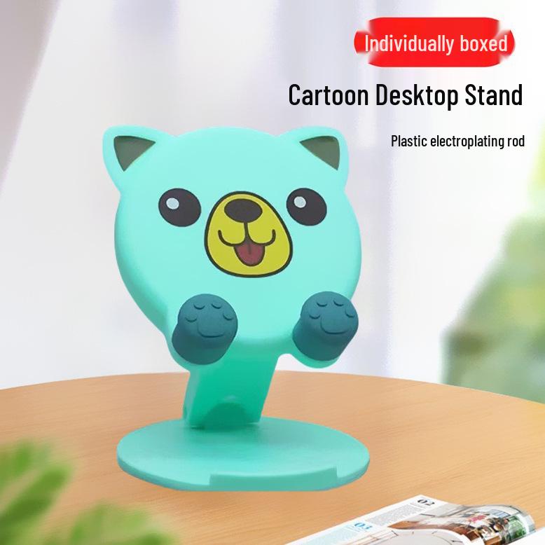 Adjustable Cartoon Phone & Tablet Stand | Foldable & Portable Holder