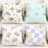 Cute Texture Cushion Cover Comfortable Reversible Pillow Cover Ideal For Car Sofa Bedroom & Beyond