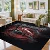 Scorpions Design Crystal Velvet Rug Soft Decorative Mat for Bedroom Entrance