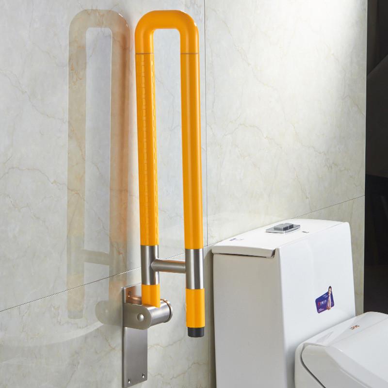 Barre d'appui de toilette Commode Salle de bain Sécurité des personnes âgées Poignée antidérapante Cadre d'assistance accessible aux personnes handicapées