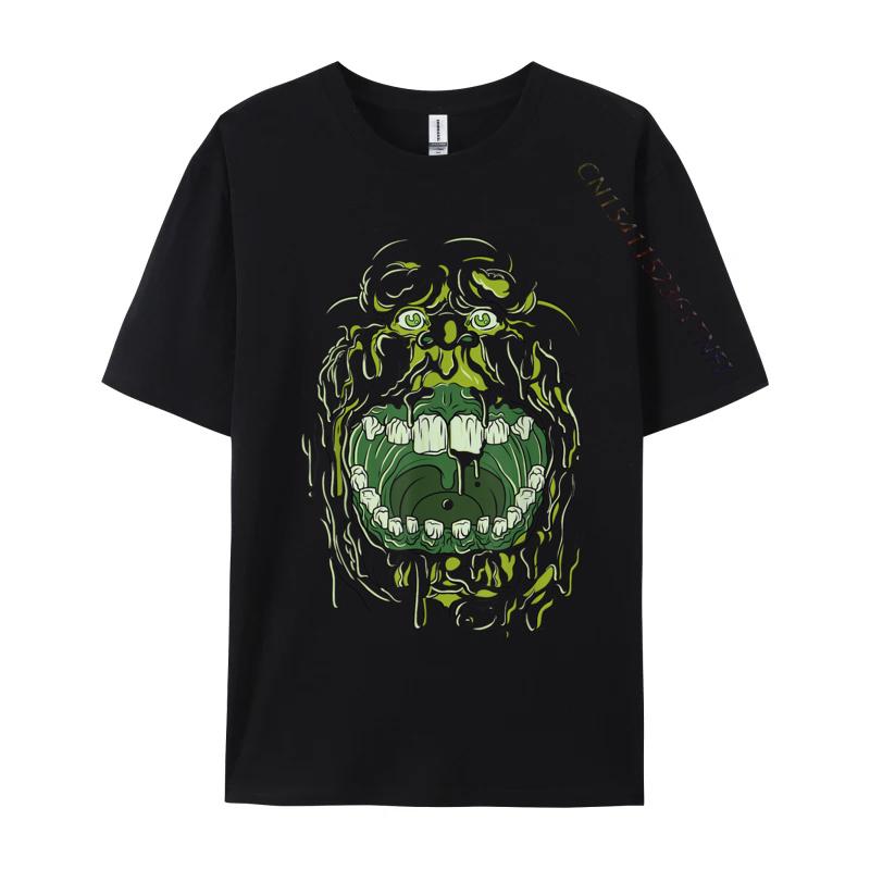 Slimer Face Halloween Costume Casual Tshirts Wholesale Camisa Leisure Cotton Student Luxury Designer T-Shirts