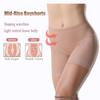 European & American Women's Seamless Mesh Boxer Briefs with Antibacterial Cotton Crotch - Sexy Mid-Low Waist Shaping Underwear