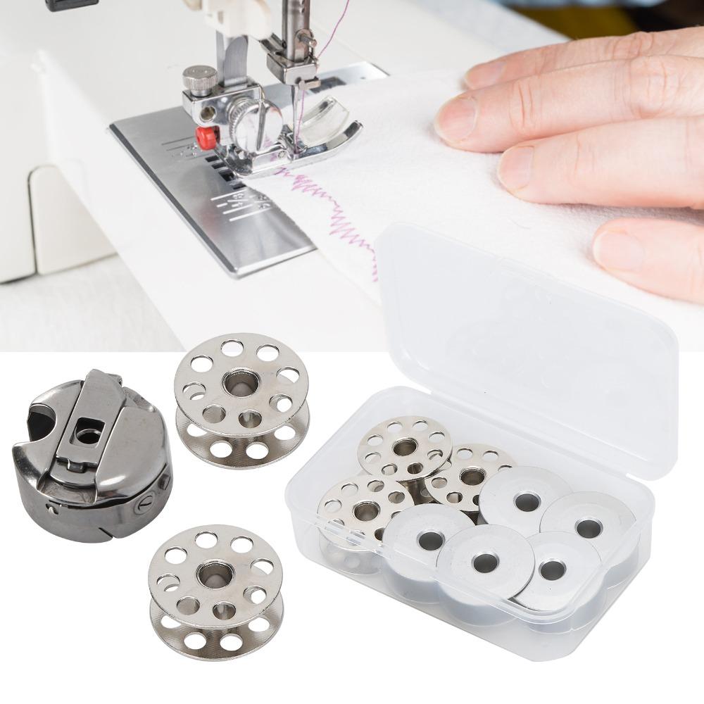 11pcs Professional Bobbin Case Aluminum Industrial Sewing Machine Sewing Bobbin  Industrial Sewing