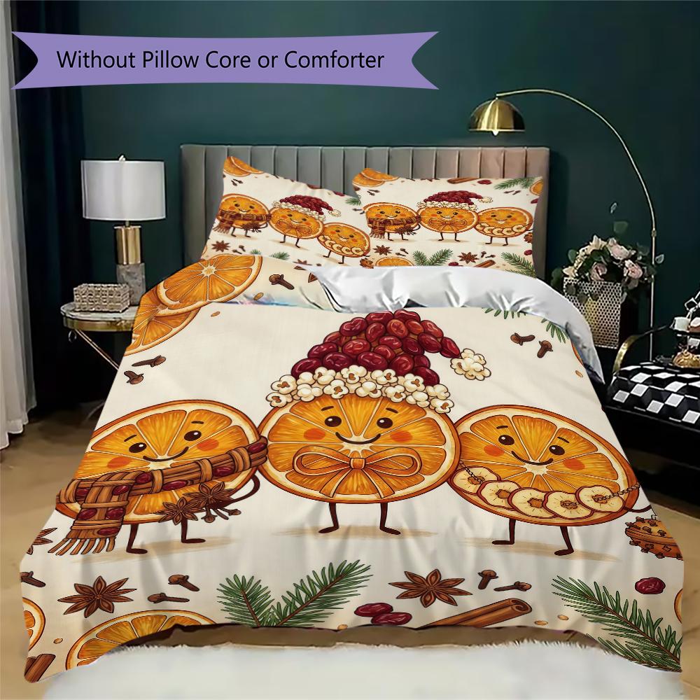 Wreath Decorations Pattern Bedding uilt Set uilt Cover Pillowcase Home Decoration Birthday Gift (1 * duvet cover + 2 * pillowcase without core)_XIA