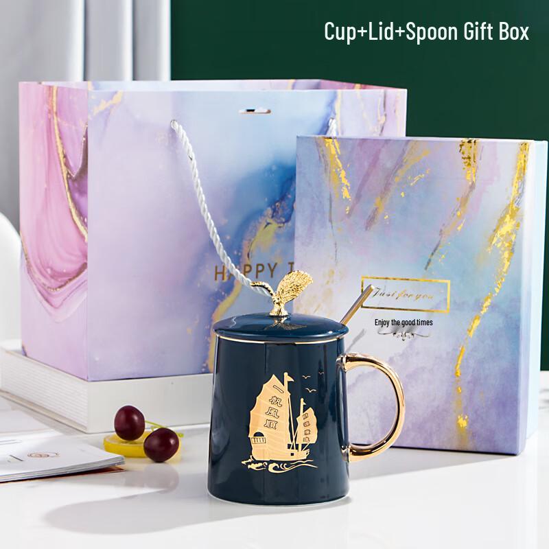 

Zhi Shi De Ru Chinese Ceramic Couple Mug Set