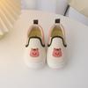 Children Canvas Shoes Girls Cute Cartoon Animal Print Canvas Shoes Boys Antislip Soft Sole Sneakers Size
