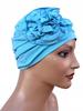 Turbante da Donna in Cotone Dalia Azzurro Baby Stilysh Elegante Confortevole
