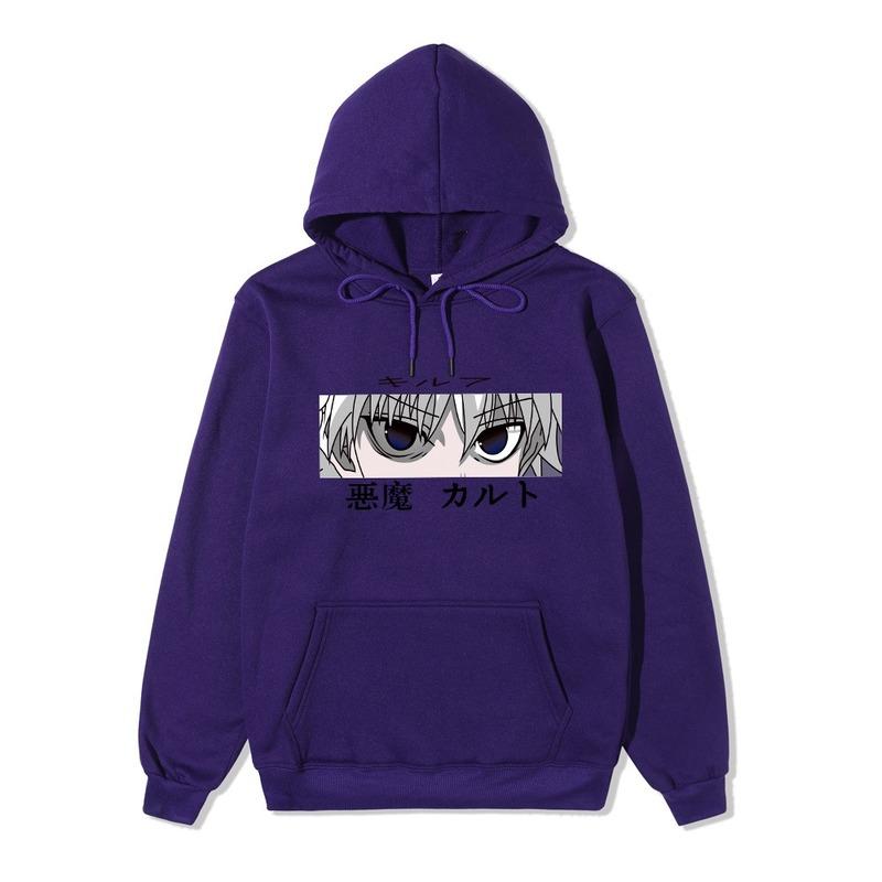 Japanischer Anime Hoodies Hunter X Hunter Vollzeit Hunter Print Pullover Männer Frauen Hoodie Sweatshirt