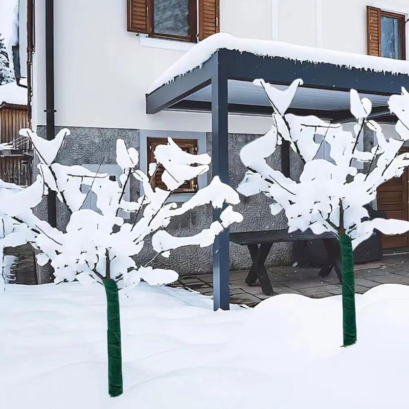20m Tree Protector Wraps Winter Proof Tree Trunk Shrub Plant Antifreeze Bandage Tape Entangled Cotton Cloth Warm Keeping