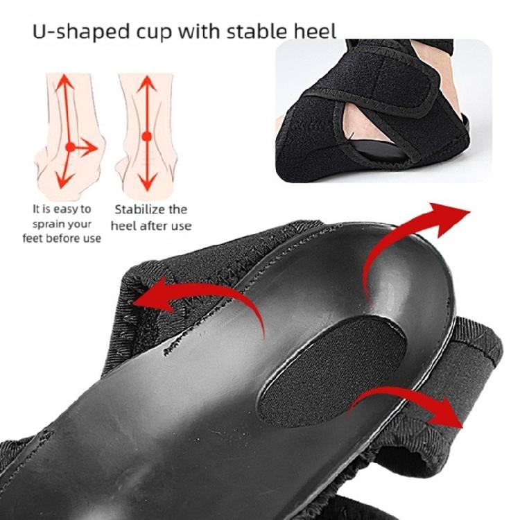 Manicotto Ergonomico per Piede Abbandonato Con Ammortizzazione TPE Multistrato Non Scivoloso Struttura Pieghevole per Routine Attive