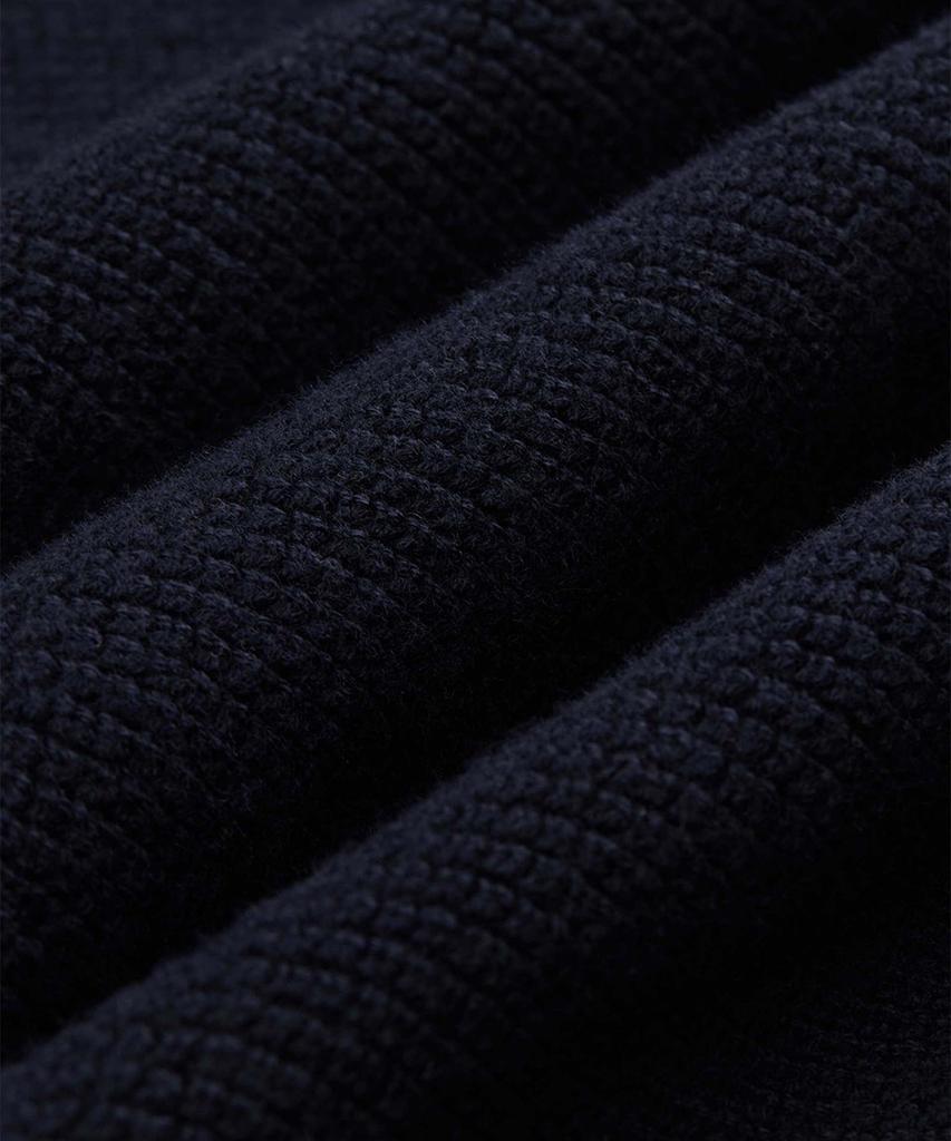 Yaichi Waffle Knit Merino Wool Sweater - Mid Nights