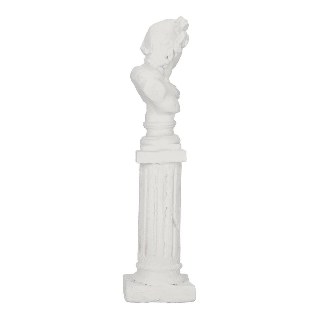DECORATIVE FIGURINE white bust of Magnesia