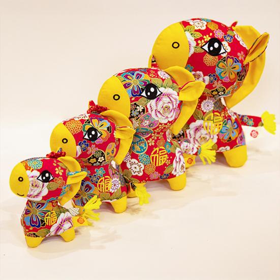 2026 Year of The Horse Doll Pendant National Style Fabric Plush Toy Good Luck Lively Desktop Ornament Festival Gift