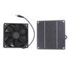 3W Solar Ventilation Fan Weatherproof Outdoor Solar Fan Solar Powered Exhaust Fan  Chicken Coop
