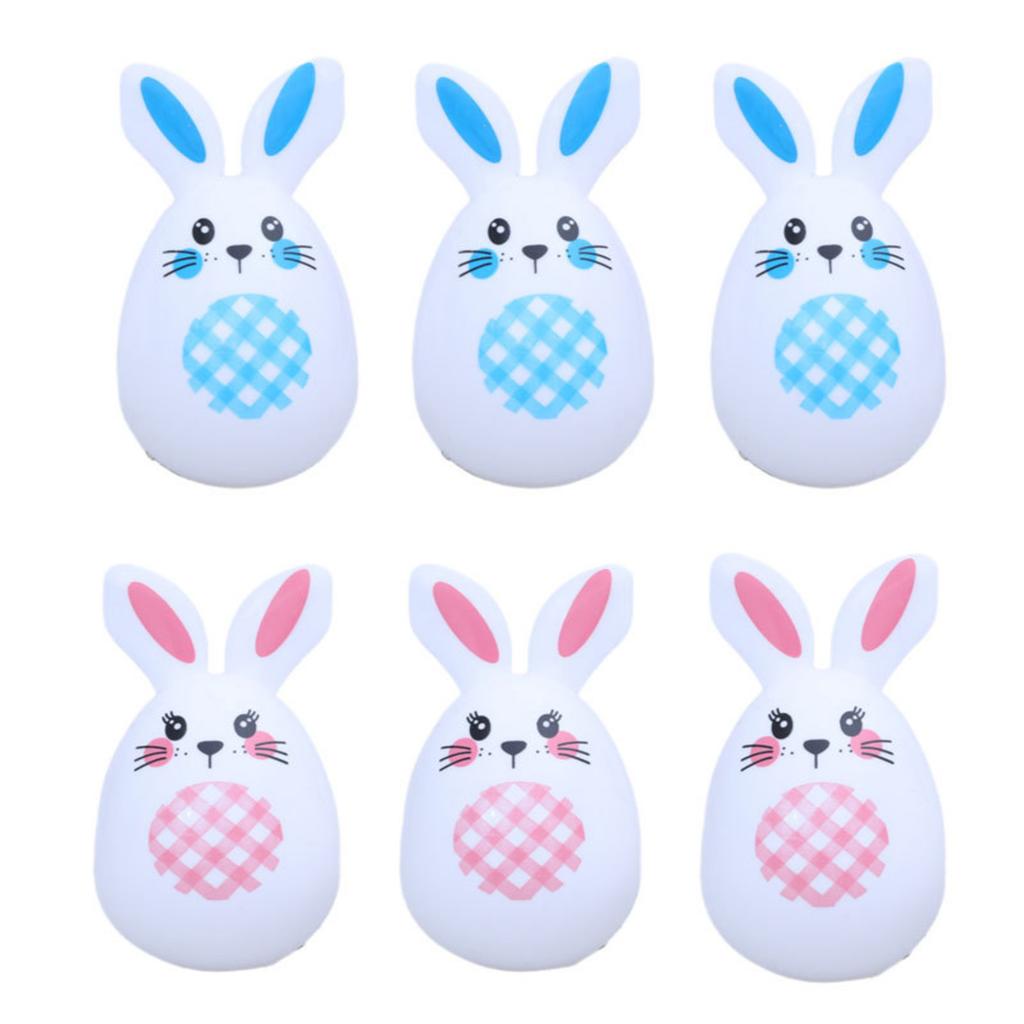 Ostereier basteln: Handgefertigter dekorativer künstlicher Eier-Schmuck in Hasenform Kinderspielzeug Eierdekoration