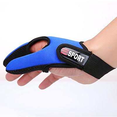 Guanti da pesca Antiscivolo Antipuntura Unisex Due dita Controllo Lancio Canna Protezione Dita Guanti