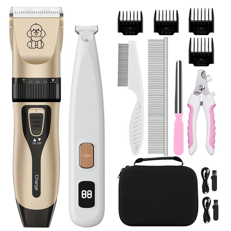 New Style Dog Hair Clipper Pet Electric Clipper Teddy Cat Dog Hair Clipper Professional Electric Hair Clipper Set