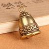 1 Stück Mini Chinesische Antike Messingglocke Kupfer Skulptur Fengshui Anhänger Gebet Tischdekor