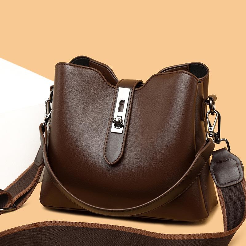 Women's Bag New Soft Leather Pure Hand Women's Handbag Bag Fashion Leisure Travel Shoulder Messenger Bag Women