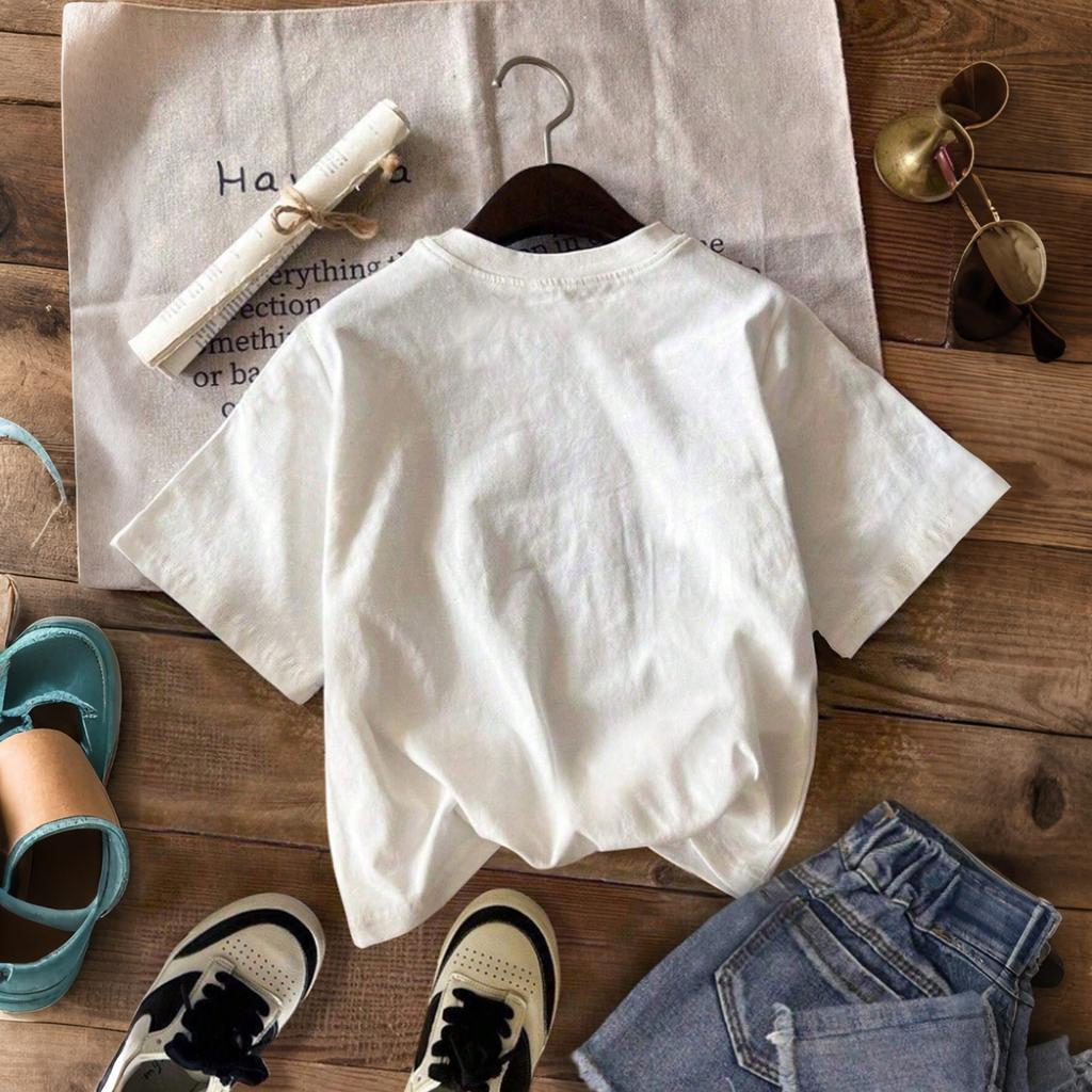 KATSEYE Kids Graphic Print Crew Neck Short Sleeve T Shirt Casual Top for Boys and Girls Soft Comfortable Fabric Suitable for Everyday Wear