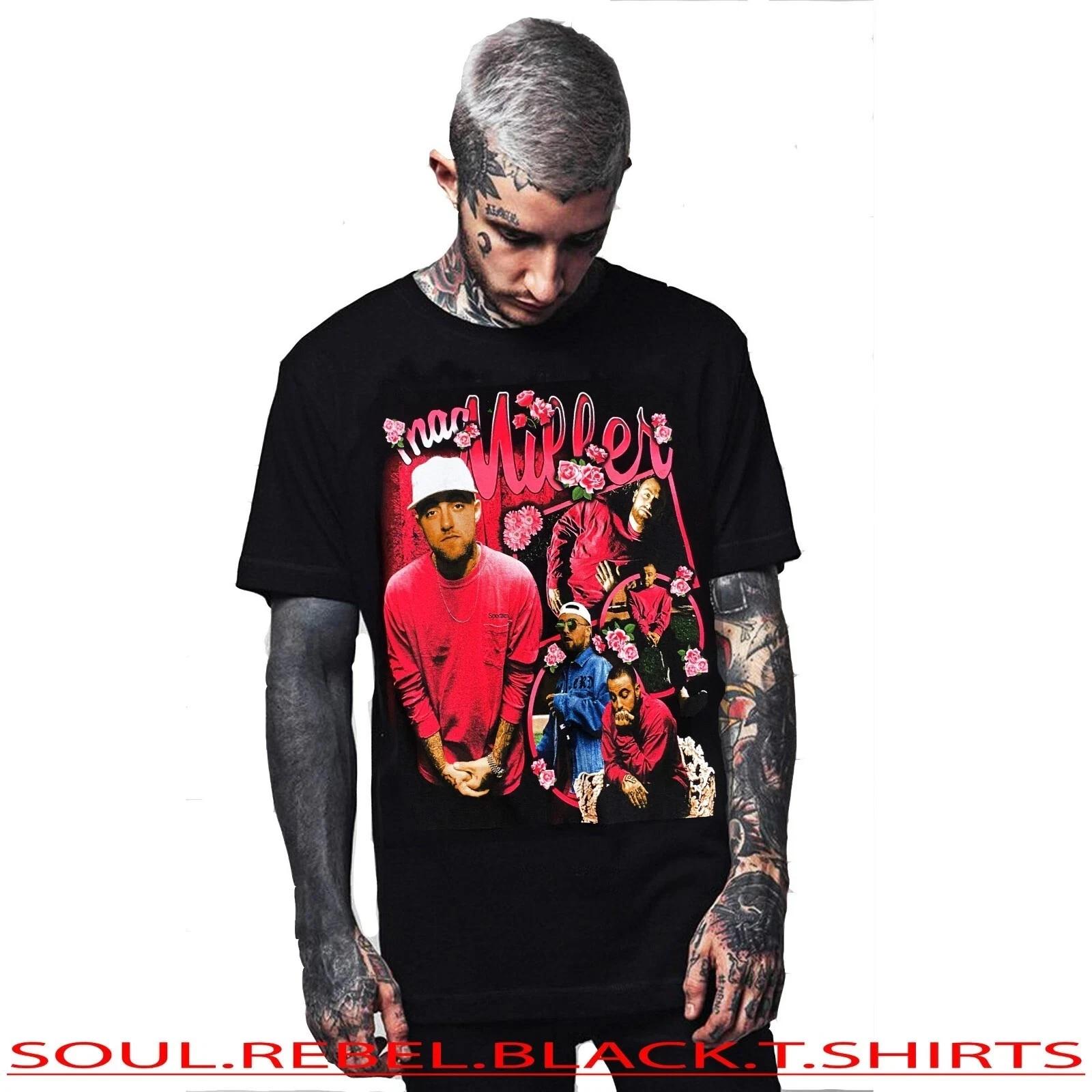 MAC MILLER RAP HIP HOP BLACK T-Shirt Men s SIZES M