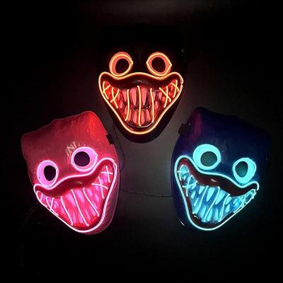 Halloween LED Lichtmaske Halloween Kostümzubehör für Festival Maskenball Cosplay Party Auftritt