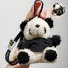 Panda Colorful Plush Backpack Keychain Cute Doll Pendant Perfect For Gifts