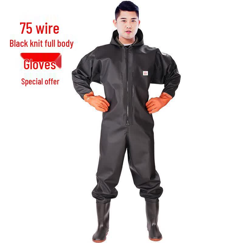 Hanmanke Thickened Rubber Full-Body Wading Suit 44