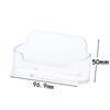 Transparent Desktop Storage Box Card Display Stand Desk Business Holders Business Card Holder