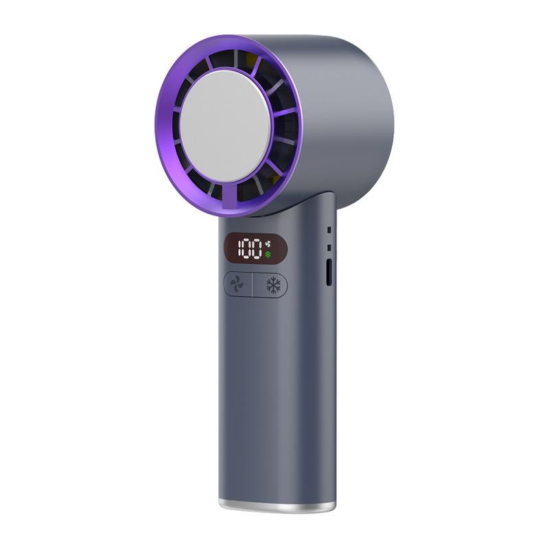 

2026 Portable High-Speed Handheld Fan: 100 Speeds, USB Rechargeable, Ice Pack, Foldable Hanging Design for Outdoor Use 145*95*42cm A62 Ice Pack фіолетовий