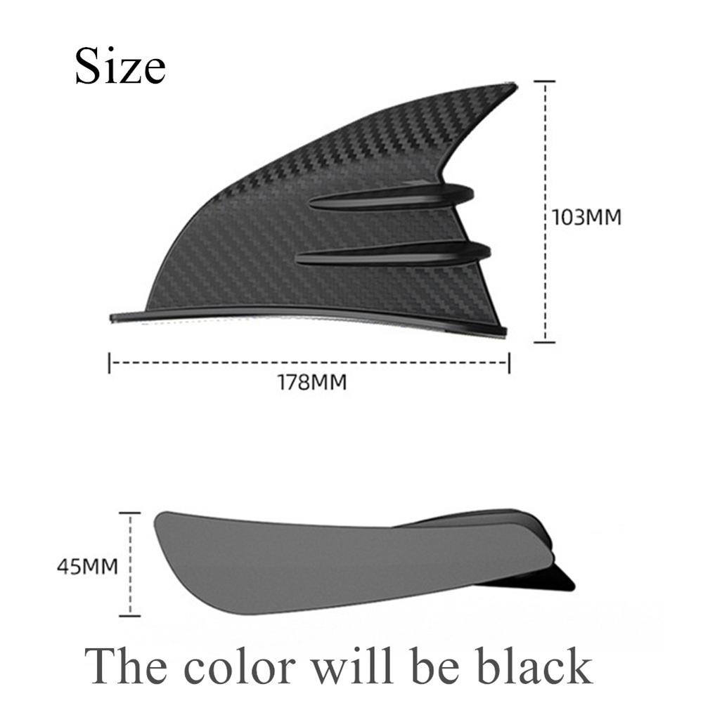 Universal Winglet Fairing Racing Wing Kit Spoiler Aerodynamic Spoiler Wing Kit