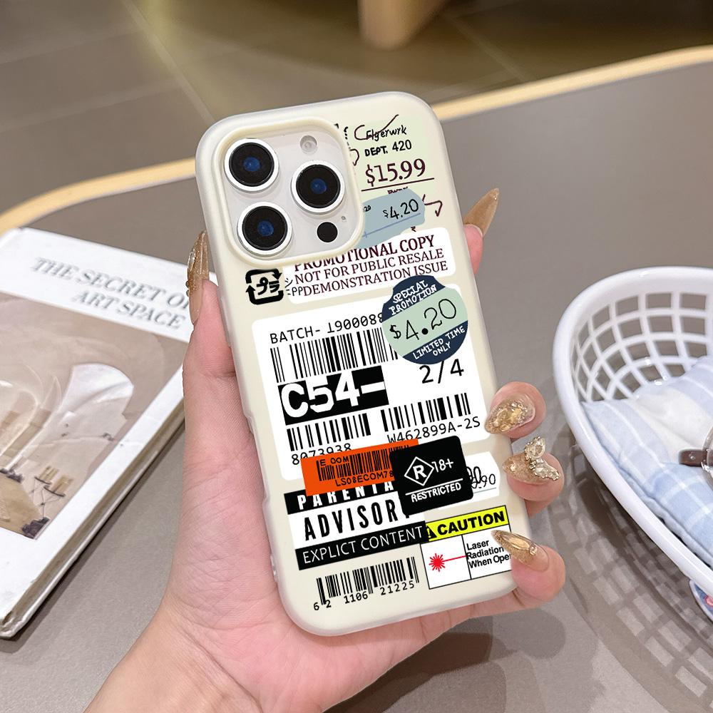 Luxury Fashion Stamp Label Barcode Silicone Matte Candy Color 2 in 1 Phone Case for Google Pixel 10 9 8A 8 7A 7 Pro XL Cover
