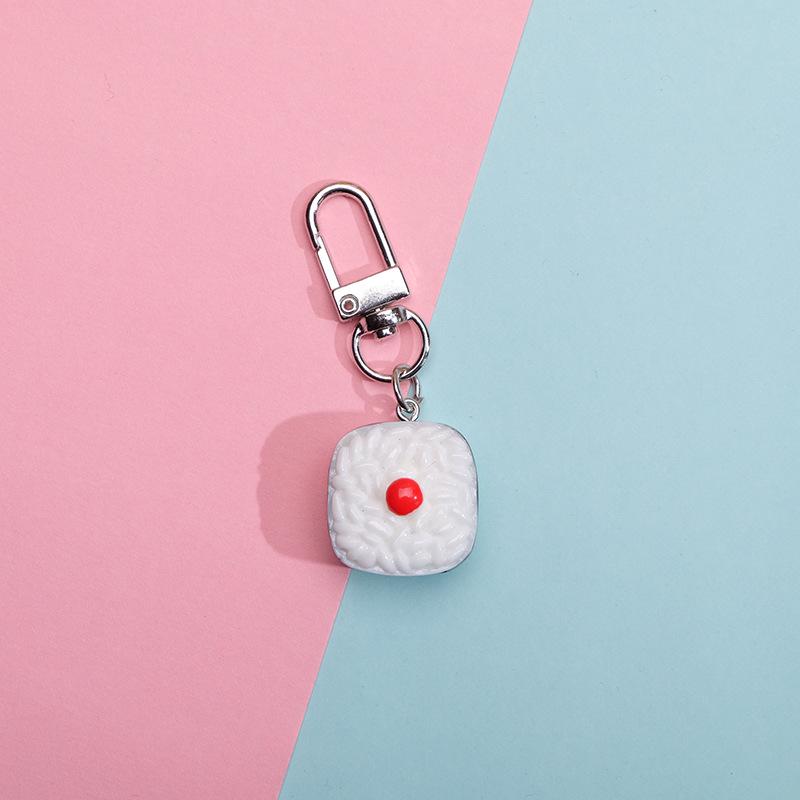 

Ключниця з смоли з підвісками-полуницею, солодкою картоплею, бургером, картоплею фрі, попкорном, сендвічем та зеленою рослиною OPP Bag Packaging